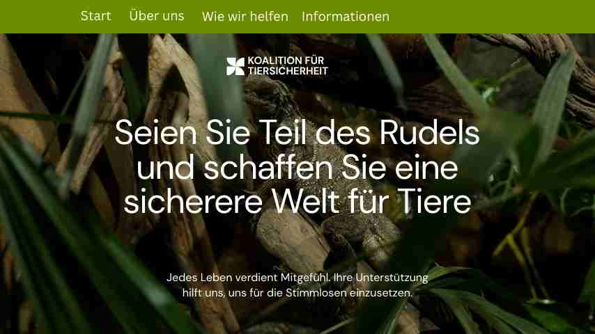 Webdesign Tiere Blog