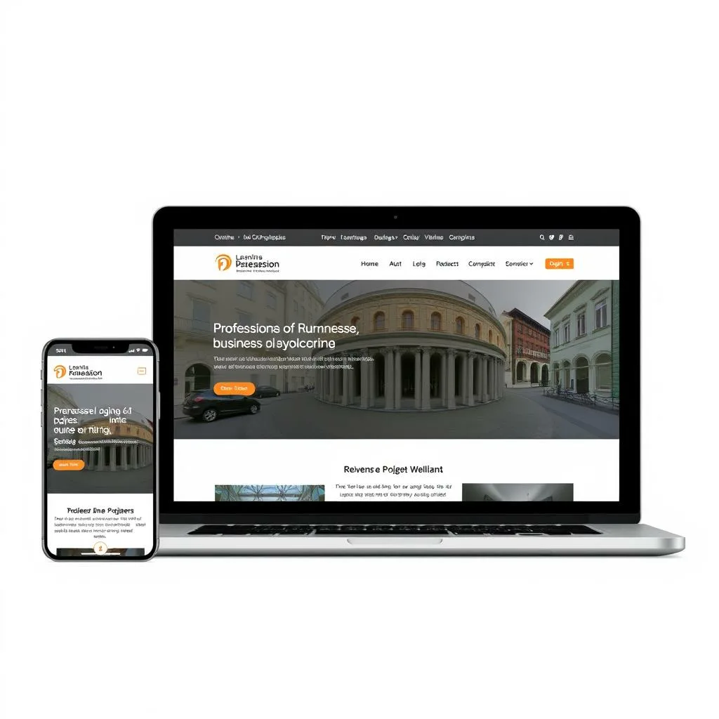 Responsive Webdesign auf verschiedenen Geräten mit Wiener Corporate Design