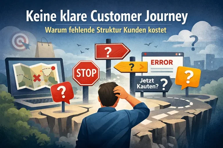 Keine klare Customer Journey