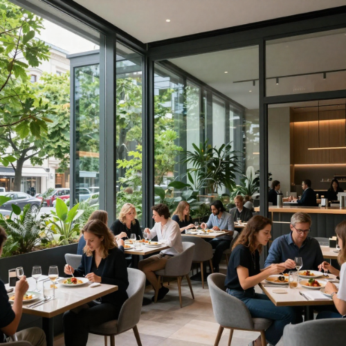 Modernes Restaurant Wien