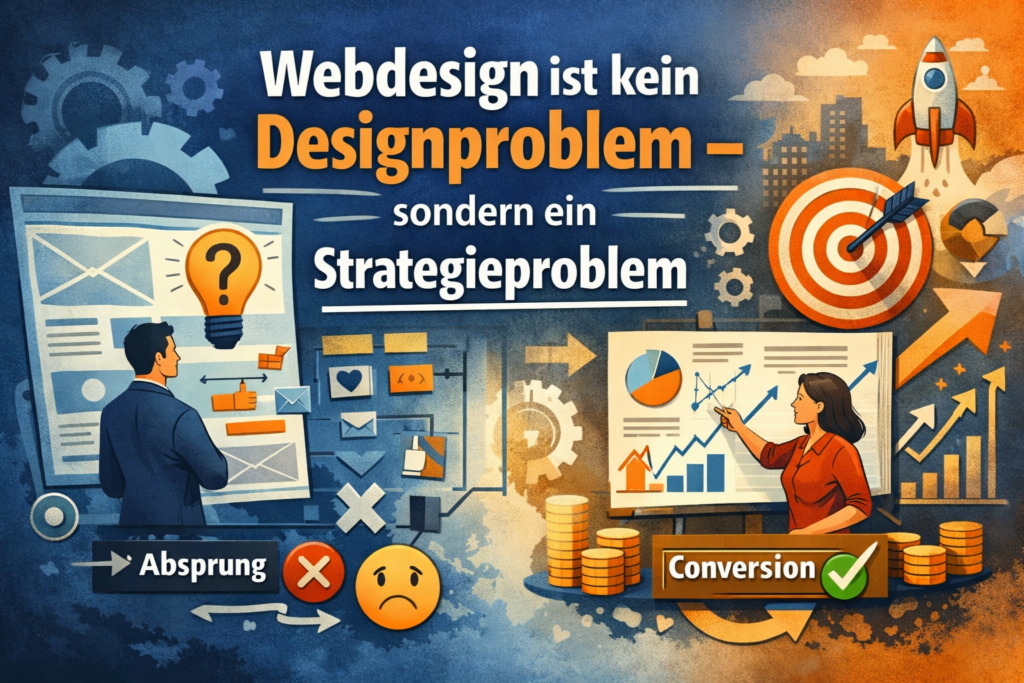 Webdesign ist kein Designproblem – sondern ein Strategieproblem
