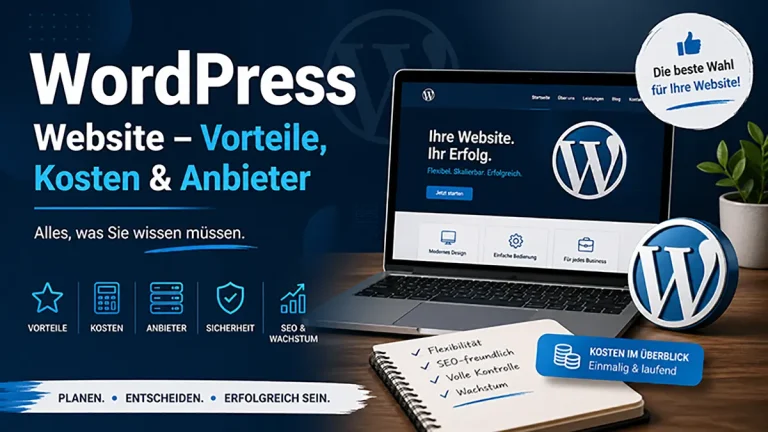 WordPress Website – Vorteile, Kosten & Anbieter