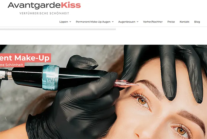 Permanent Make-up Studio – Webdesign Wien | Internetservice Wien
